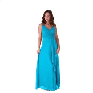 Formal Dress Malibu Blue